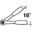 RAČNA 1/4" (6,3mm), L=135mm; PROMAT