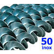 Polžna spirala 50 x 50 x 20 x 5/4 INOX